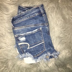 Denim shorts